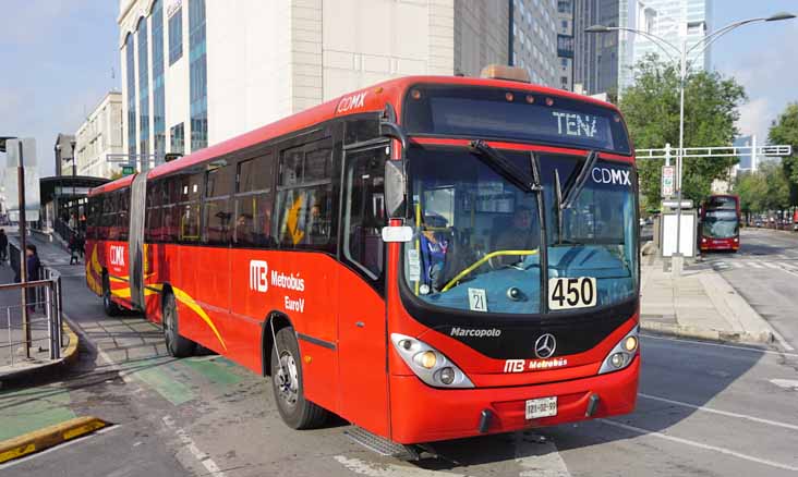 MB Metrobus Mercedes Marcopolo Marcopolo Gran Viale 450 & ADL Enviro500MMC 824